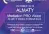 Mediation PRO Vision ALMATY WEEK FORUM 2024